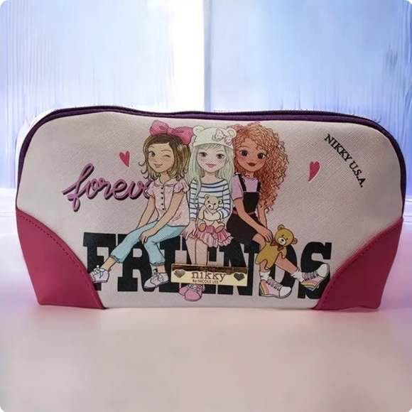 Nicole Lee Cosmetic Pouch Best Friends - Picture 2 of 7